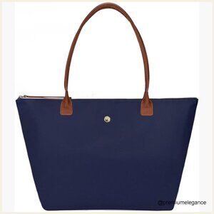 Foldable Nylon Tote Bag Lightweight Hobo Shoulder Purse Work Travel